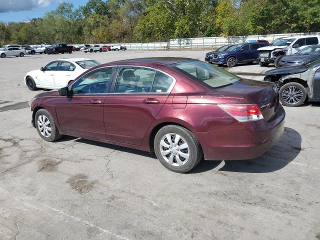 1HGCP26399A176253 - 2009 HONDA ACCORD LX MAROON photo 2