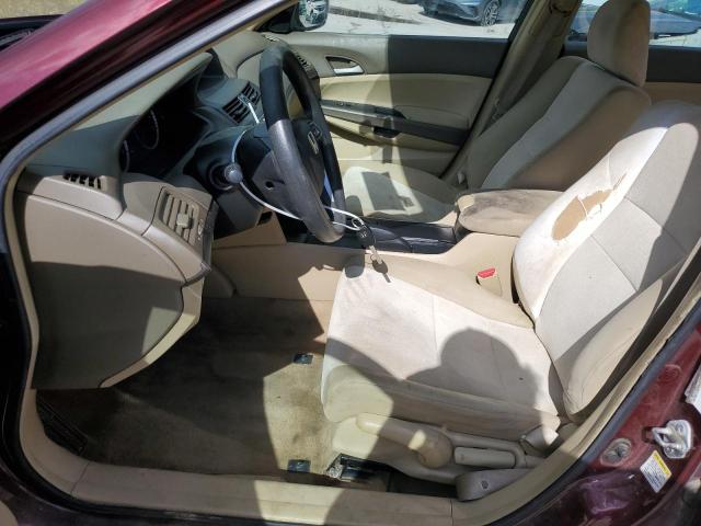 1HGCP26399A176253 - 2009 HONDA ACCORD LX MAROON photo 7