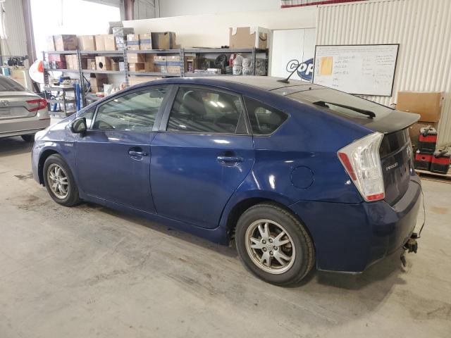 JTDKN3DU8A0225616 - 2010 TOYOTA PRIUS BLUE photo 2