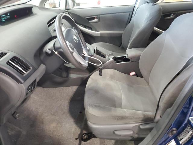 JTDKN3DU8A0225616 - 2010 TOYOTA PRIUS BLUE photo 7
