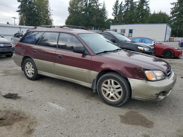 4S3BH6756Y7650007 - 2000 SUBARU LEGACY OUTBACK AWP 栗色 照片 4