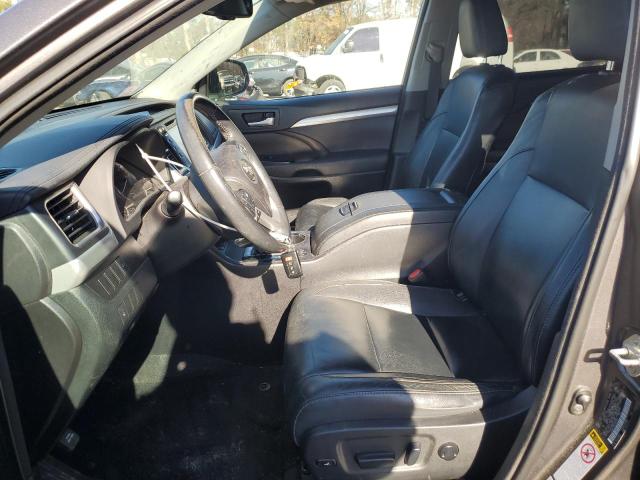 5TDJKRFH0ES035559 - 2014 TOYOTA HIGHLANDER XLE CHARCOAL photo 7