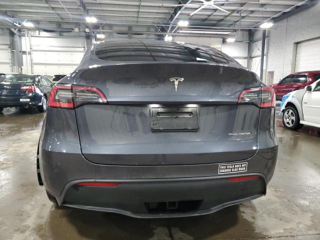 5YJYGAEE5MF188109 - 2021 TESLA MODEL Y Сұр фото 6
