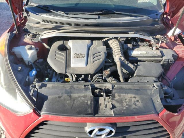 KMHTC6AE4DU179641 - 2013 HYUNDAI VELOSTER TURBO RED photo 11
