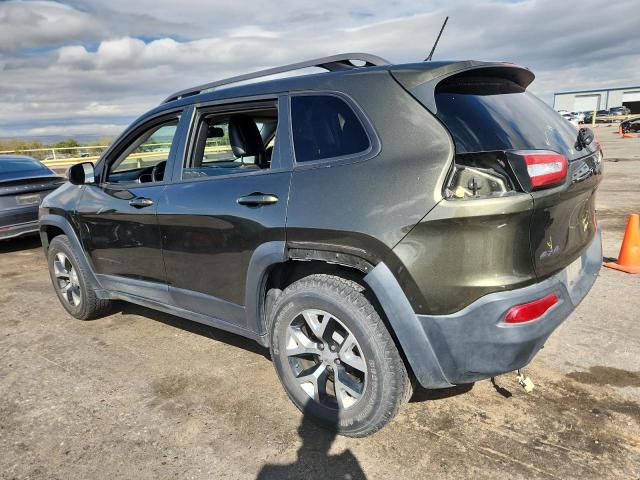 1C4PJMBS9FW633085 - 2015 JEEP CHEROKEE TRAILHAWK GREEN photo 2