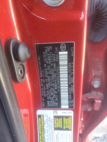 4T1G11AK3PU127342 - 2023 TOYOTA CAMRY SE NIGHT SHADE RED photo 12