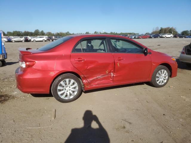 2T1BU4EEXCC814157 - 2012 TOYOTA COROLLA BASE Красный фото 3