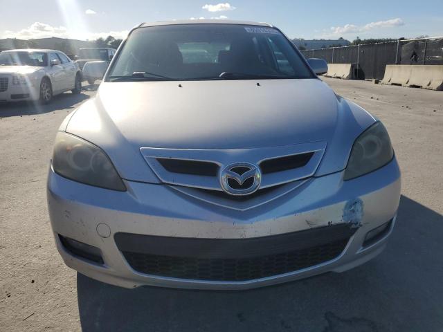 JM1BK343881844169 - 2008 MAZDA 3 HATCHBACK SILVER photo 5