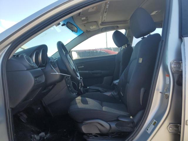 JM1BK343881844169 - 2008 MAZDA 3 HATCHBACK SILVER photo 7