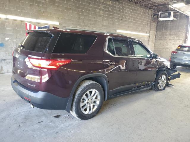1GNEVGKW9KJ106713 - 2019 CHEVROLET TRAVERSE LT Burgund zdjęcie 3