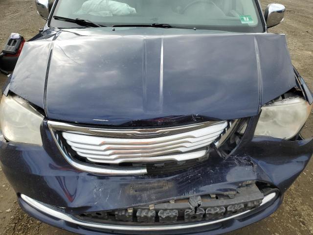 2C4RC1CG1ER277976 - 2014 CHRYSLER TOWN & COU TOURING L BLUE photo 12