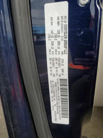 2C4RC1CG1ER277976 - 2014 CHRYSLER TOWN & COU TOURING L BLUE photo 13