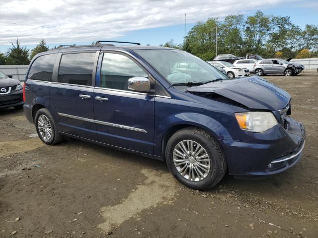 2C4RC1CG1ER277976 - 2014 CHRYSLER TOWN & COU TOURING L BLUE photo 4