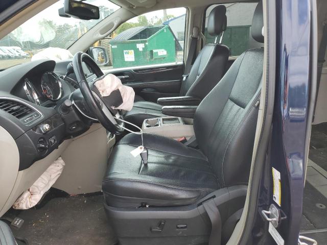 2C4RC1CG1ER277976 - 2014 CHRYSLER TOWN & COU TOURING L BLUE photo 7