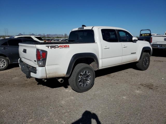 3TMCZ5AN5MM440437 - 2021 TOYOTA TACOMA DOUBLE CAB WHITE photo 3
