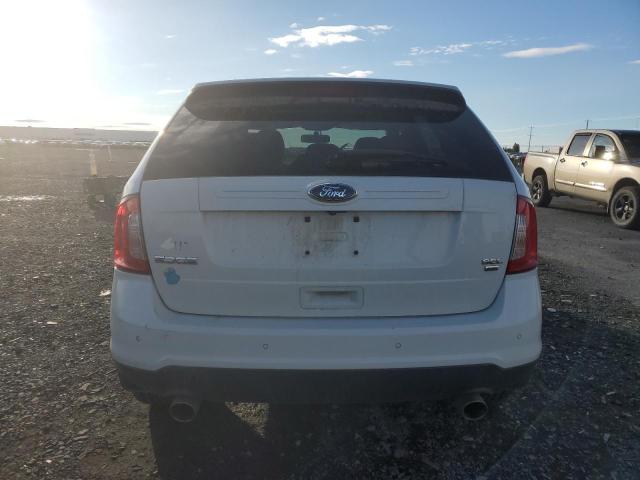 2FMDK4JC9DBB08807 - 2013 FORD EDGE SEL WHITE photo 6