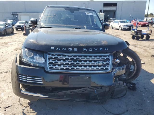 SALGV2EF3GA279899 - 2016 LAND ROVER RANGE ROVER AUTOBIOGRAPHY BLACK photo 5