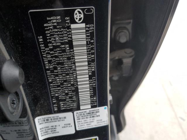 5YFEPMAE3MP162364 - 2021 TOYOTA COROLLA LE 黑色 照片 13