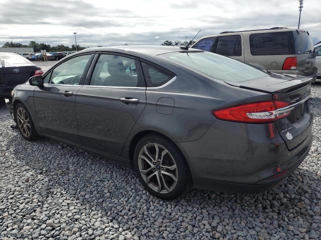 3FA6P0HD3HR256793 - 2017 FORD FUSION SE GRAY photo 2