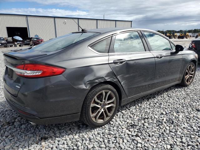 3FA6P0HD3HR256793 - 2017 FORD FUSION SE GRAY photo 3