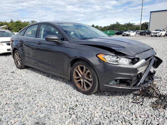 3FA6P0HD3HR256793 - 2017 FORD FUSION SE GRAY photo 4