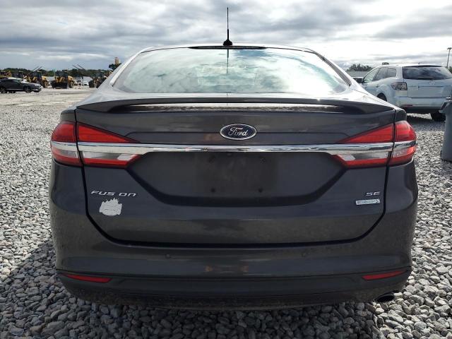 3FA6P0HD3HR256793 - 2017 FORD FUSION SE GRAY photo 6