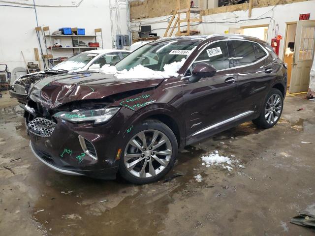 LRBFZSR49MD189956 - 2021 BUICK ENVISION AVENIR BURGUNDY photo 1