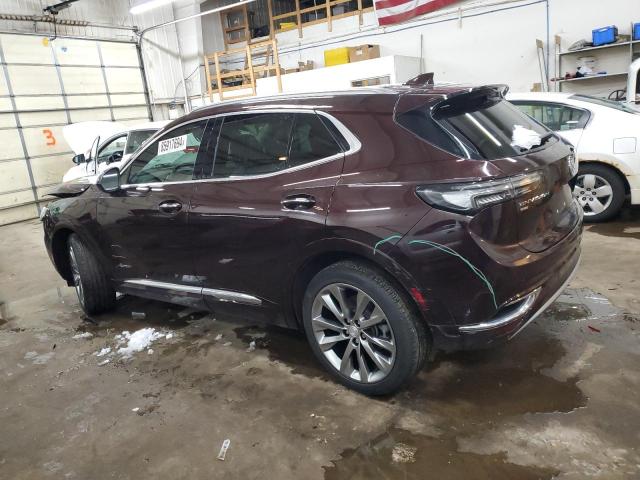 LRBFZSR49MD189956 - 2021 BUICK ENVISION AVENIR BURGUNDY photo 2
