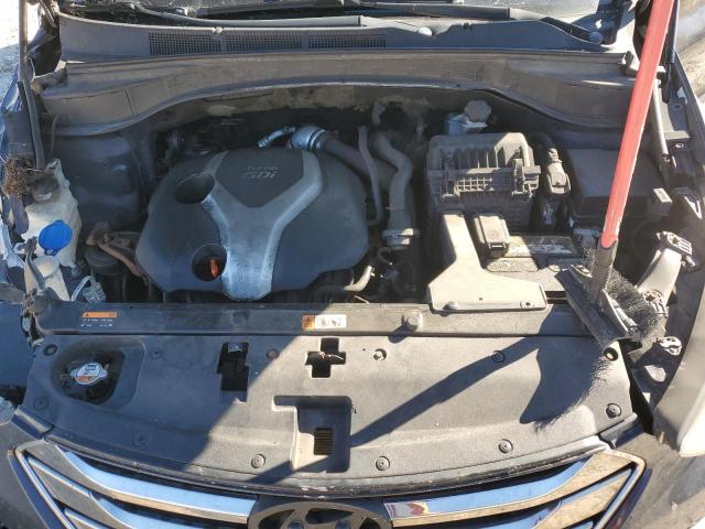 5XYZUDLA6DG113359 - 2013 HYUNDAI SANTA FE S BLUE photo 12