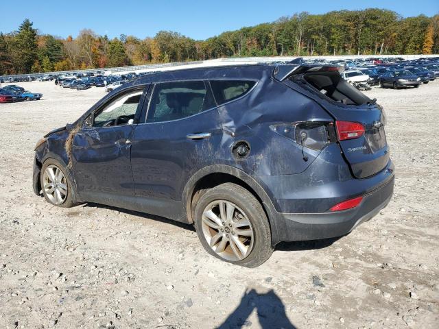 5XYZUDLA6DG113359 - 2013 HYUNDAI SANTA FE S BLUE photo 2