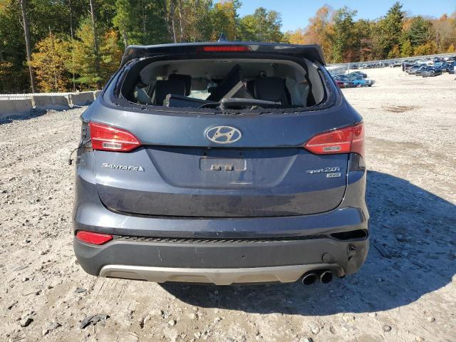 5XYZUDLA6DG113359 - 2013 HYUNDAI SANTA FE S BLUE photo 6