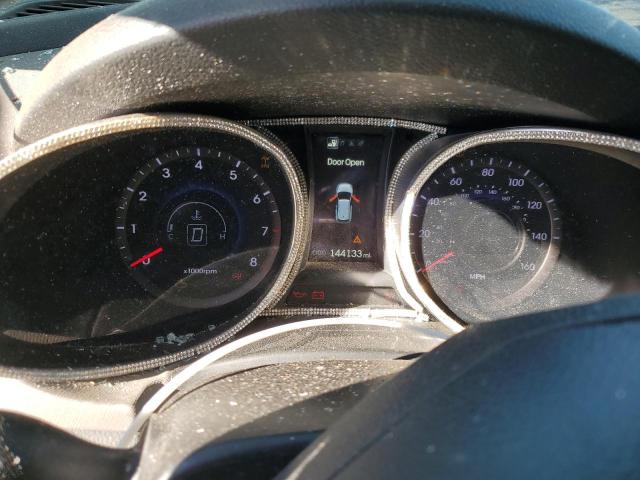 5XYZUDLA6DG113359 - 2013 HYUNDAI SANTA FE S BLUE photo 9