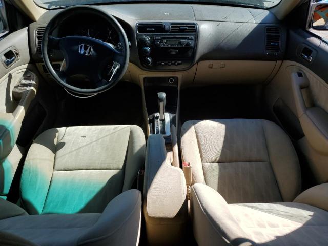 2HGES26724H604569 - 2004 HONDA CIVIC EX SILVER photo 8