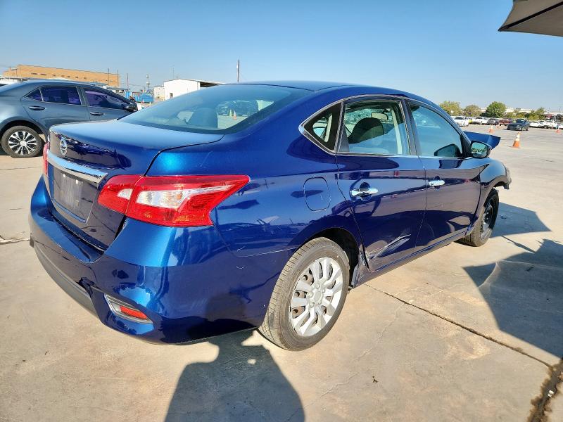 3N1AB7AP5KY417547 - 2019 NISSAN SENTRA S BLUE photo 3