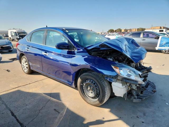 3N1AB7AP5KY417547 - 2019 NISSAN SENTRA S BLUE photo 4