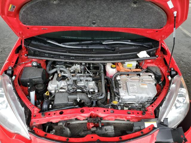 JTDKDTB30E1081962 - 2014 TOYOTA PRIUS C 红色 照片 11