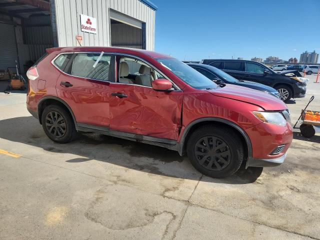 KNMAT2MT8GP608300 - 2016 NISSAN ROGUE S RED photo 4