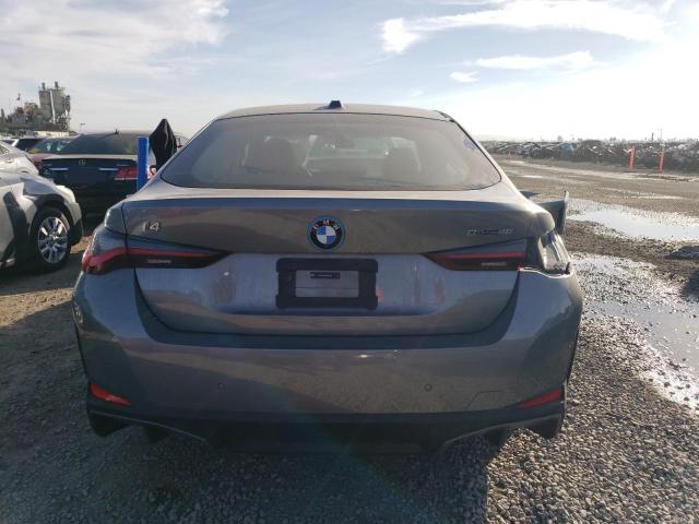 WBY73AW0XPFR45532 - 2023 BMW I4 EDRIVE 40 GRAY photo 6