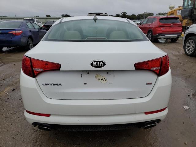 5XXGM4A72DG150394 - 2013 KIA OPTIMA LX WHITE photo 6