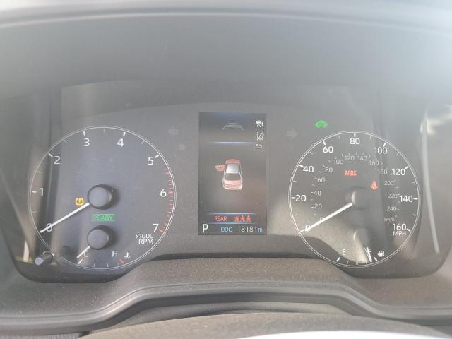 JTDBCMFE9S3080636 - 2025 TOYOTA COROLLA LE ვერცხლისფერი ფოტო 9