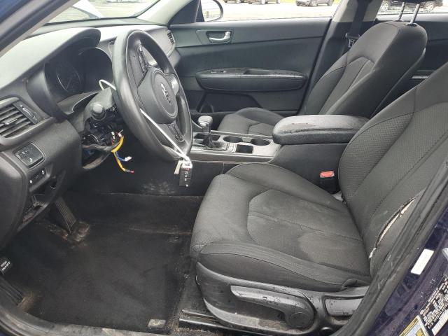 5XXGT4L33JG223622 - 2018 KIA OPTIMA LX BLUE photo 7