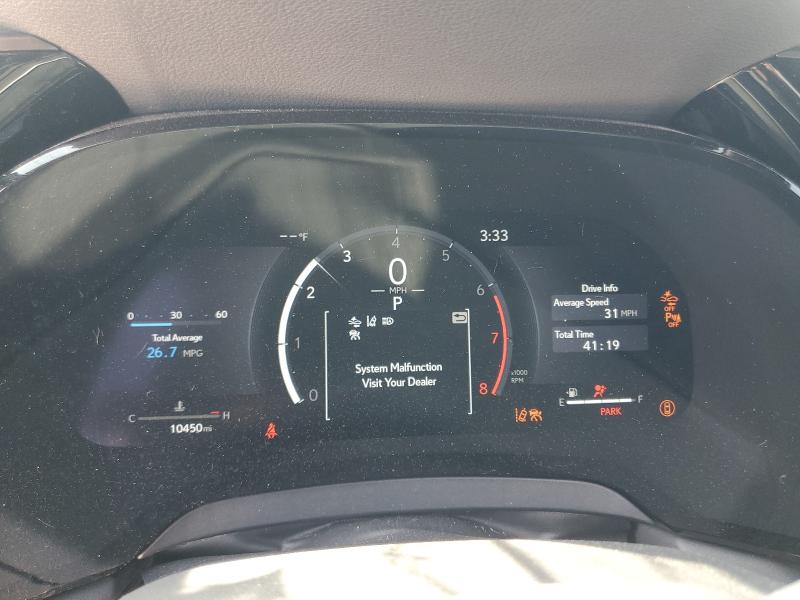 2T2BAMBA8SC054315 - 2025 LEXUS RX 350 BASE GRAY photo 9