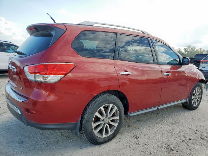 5N1AR2MN7FC667100 - 2015 NISSAN PATHFINDER S 勃艮第红 照片 3