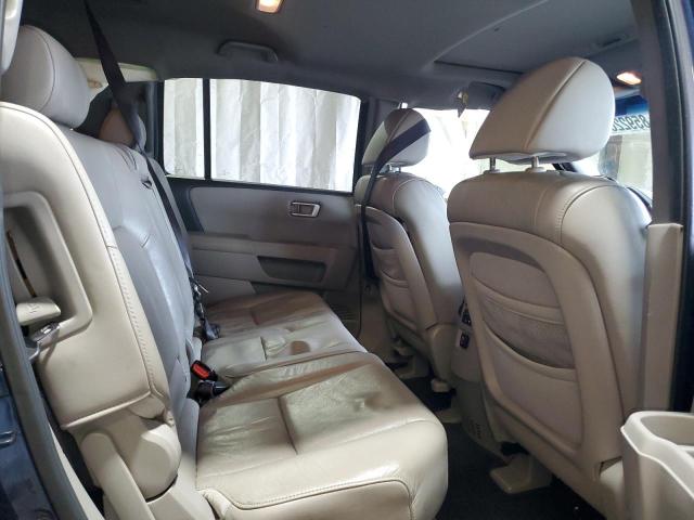 5FNYF4H57AB024677 - 2010 HONDA PILOT EXL BLUE photo 11