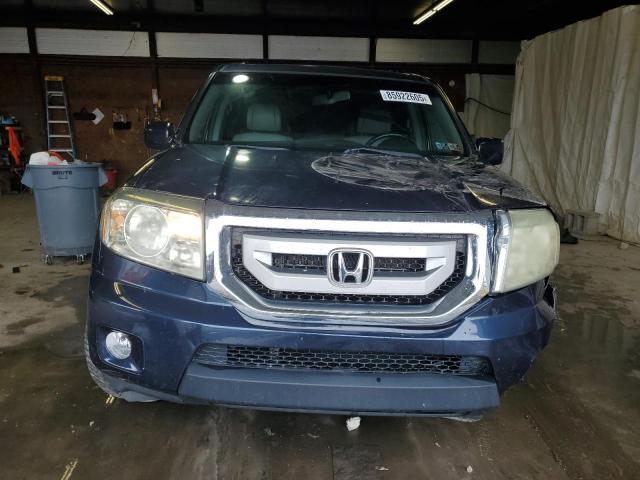 5FNYF4H57AB024677 - 2010 HONDA PILOT EXL BLUE photo 5