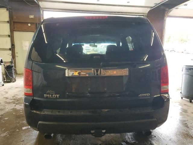 5FNYF4H57AB024677 - 2010 HONDA PILOT EXL BLUE photo 6