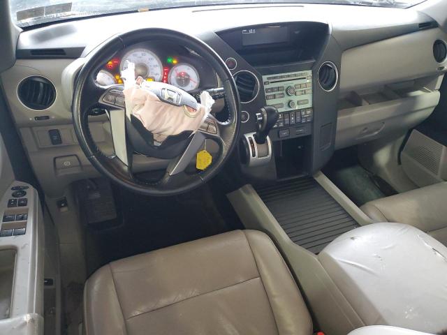 5FNYF4H57AB024677 - 2010 HONDA PILOT EXL BLUE photo 8