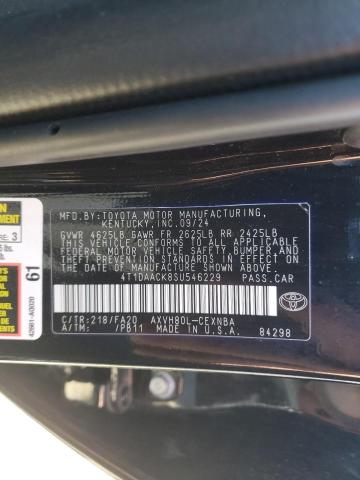 4T1DAACK8SU546229 - 2025 TOYOTA CAMRY XSE 蓝色 照片 12