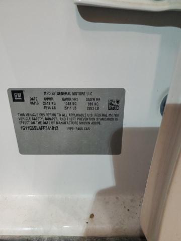 1G11C5SL4FF341013 - 2015 CHEVROLET MALIBU 1LT WHITE photo 12