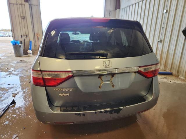 5FNRL5H67CB002810 - 2012 HONDA ODYSSEY EXL BLUE photo 6